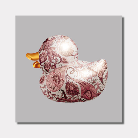 BB. Duck - Paisley, Pink Grey